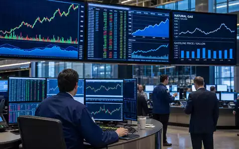 Enagás S.A. (ISIN ES0130960018) wird an der Börse gehandelt, diese Szene zeigt einen Handelsraum - Foto: THN