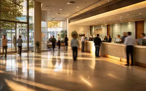 Fotorealistische Bankfiliale symbolisiert Geschäftsalltag der Banco Sabadell S.A., ISIN ES0113860A34, spanische Finanzbranche - Foto: THN