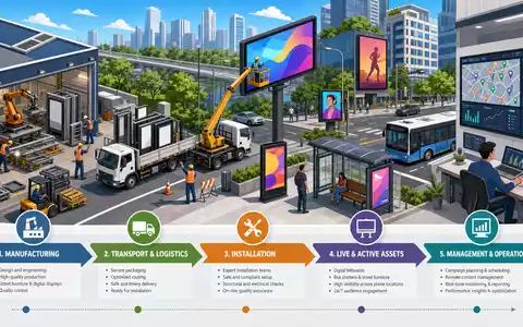 JCDecaux SE (ISIN FR0000077919) deckt die gesamte Wertschöpfungskette von Herstellung bis Betrieb von Stadtmöbeln ab - Foto: THN