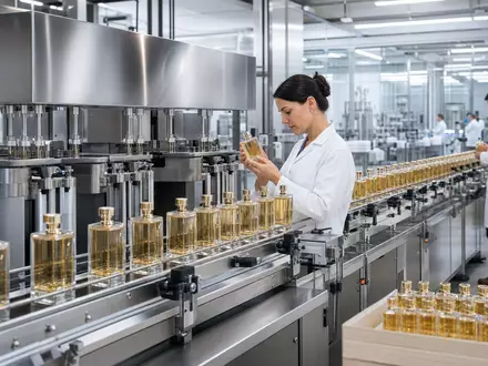 Interparfums SA (FR0004024222) betreibt moderne Produktionslinien für die Abfüllung hochwertiger Parfums in Frankreich - Foto: THN