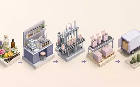 Interparfums SA (FR0004024222) durchläuft eine typische Wertschöpfungskette von Rohstoff bis zur Distribution - Foto: THN