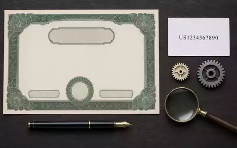 Flatlay mit Zertifikat und Karte symbolisiert Mutares SE & Co. KGaA, ISIN DE000A0Z23Y2, im Detail - Foto: THN