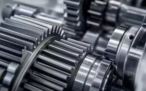 Makroaufnahme präzise gefertigter Metallzahnräder symbolisiert das Industrieportfolio von Mutares SE & Co. KGaA, ISIN DE000A0Z23Y2 - Foto: THN