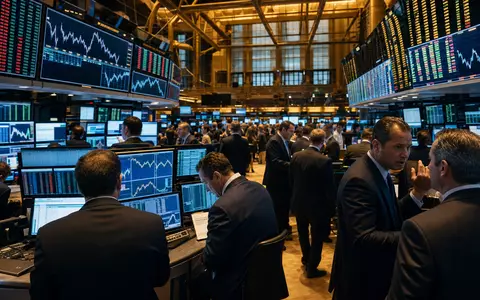 Nasdaq Inc. US6311031081 Boersen Editorial mit NASDAQ Handelsparkett und Technologie Sektor Charts - Foto: THN