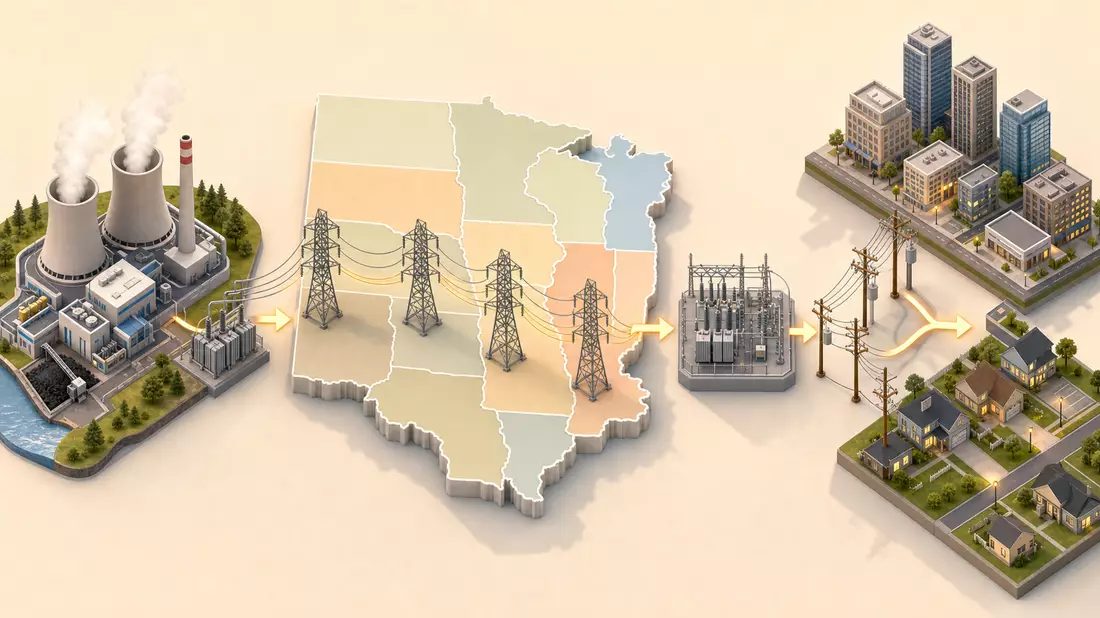 American Electric Power US0255371017 isometrisch Stromerzeugung Übertragung Verteilung 11 States