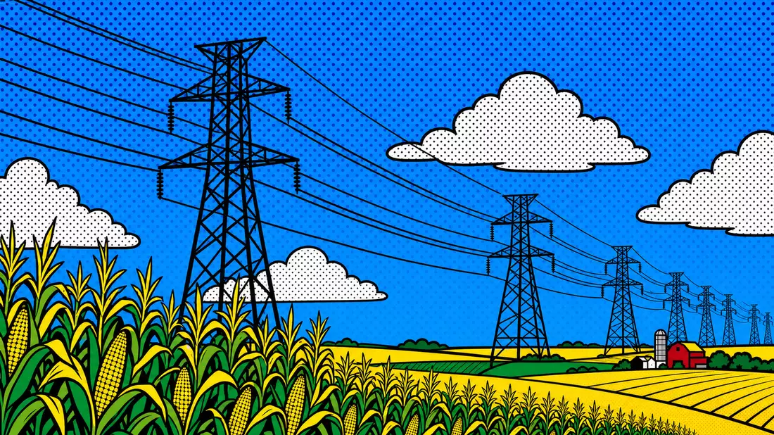 American Electric Power US0255371017 Pop Art Comic Strommasten Midwest Lichtenstein