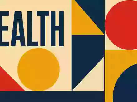 Haleon plc (ISIN GB00BMX86B70) steht sinnbildlich für die Gesundheitsbranche in diesem geometrischen Bauhaus-Poster - Foto: THN