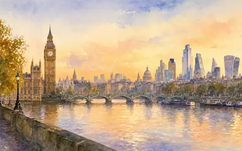 BAE Systems plc (ISIN GB0002634946) hat seinen Firmensitz in London, dargestellt in weicher Aquarell-Optik - Foto: THN