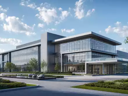 BAE Systems plc (ISIN GB0002634946) betreibt moderne Forschungscampusgebäude mit Glas- und Stahlfassaden - Foto: THN