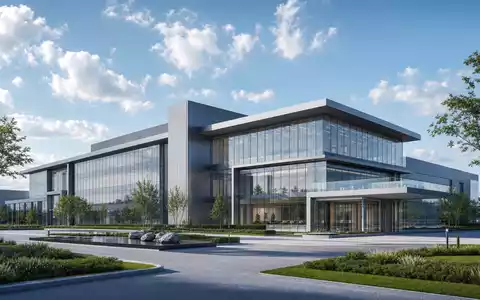 BAE Systems plc (ISIN GB0002634946) betreibt moderne Forschungscampusgebäude mit Glas- und Stahlfassaden - Foto: THN