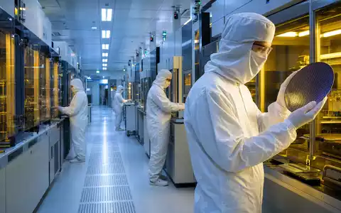 Monolithic Power Systems (ISIN US6098391054) fertigt Halbleiter in einem hochmodernen Reinraum mit Wafer-Technikern - Foto: THN