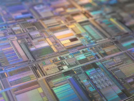 Monolithic Power Systems (ISIN US6098391054) stellt Chips her, deren feine Strukturen diese Makroaufnahme zeigt - Foto: THN
