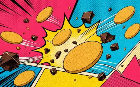 Mondelez International Snackwelt als bunte Retro Pop Art Comic Szene mit Keksen, ISIN US6092071058 - Foto: THN