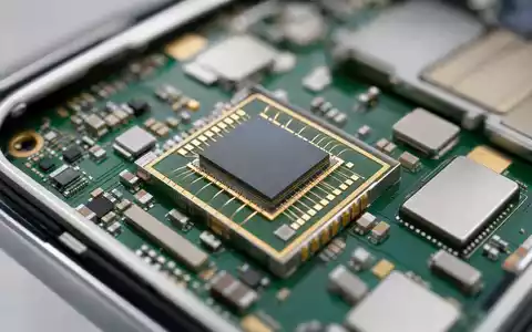 Qorvo Inc. (US74736K1016) stellt HF-Chips her, hier fotorealistisch auf einer Platine montiert dargestellt - Foto: THN