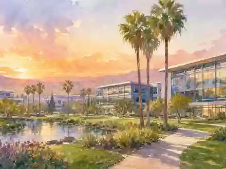 Qorvo Inc. (US74736K1016) hat seinen Hauptsitz in einem kalifornischen Technologiepark, hier als Aquarell gemalt - Foto: THN