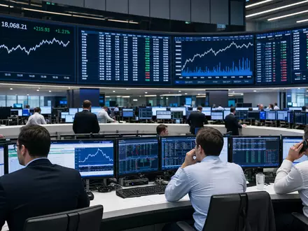 Münchener Rückversicherungs-Gesellschaft AG (Munich Re) DE0008430026 abgebildet als Börsen-Editorial mit DAX-Kurstafel am Xetra-Handelsplatz - Foto: THN