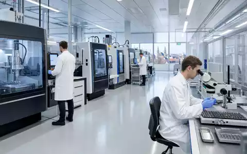 Straumann Holding AG (CH0012280076) betreibt moderne Reinraum-Fertigung für präzise Dentalimplantate in der Schweiz - Foto: THN