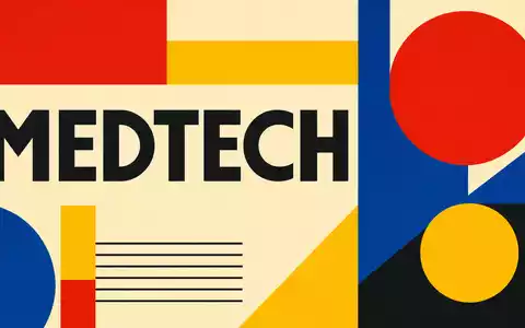 Straumann Holding AG (CH0012280076) wird hier als geometrisches Bauhaus-Poster mit dem Sektor-Kürzel MEDTECH interpretiert - Foto: THN
