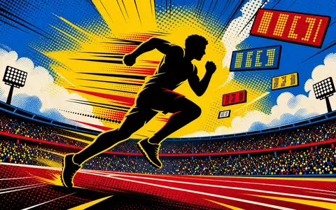 Pop-Art-Comic zeigt stilisierte Sportszene mit Wettquoten-Symbolen als Sinnbild für Flutter Entertainment plc ISIN IE00BWT6H894 - Foto: THN