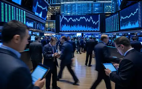 Börsen-Editorialfoto vom Trading-Floor mit Finanzcharts symbolisiert Standard Chartered PLC, ISIN GB0004082847, an der Londoner Börse - Foto: THN