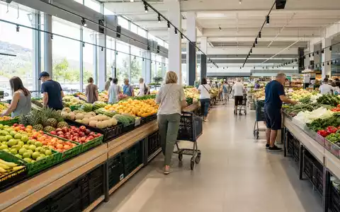 Jerónimo Martins SGPS SA (PTJMT0AE0001) betreibt moderne Supermärkte mit frischen Regalen und zufriedenen Kunden europaweit - Foto: THN