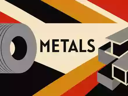 Geometrisches Bauhaus-Poster mit Schriftzug METALS repräsentiert die Branche von Klöckner & Co, DE000KC01000 - Foto: THN