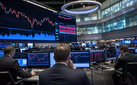 Börsen-Editorial mit Trading-Floor symbolisiert die Notierung von Klöckner & Co, ISIN DE000KC01000, in Frankfurt - Foto: THN
