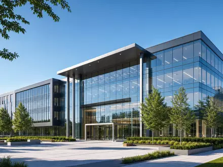Kroger Co., ISIN US5010441013, symbolisiert durch modernes Bürogebäude als architektonische Visualisierung mit Glasfassade - Foto: THN