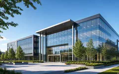 Kroger Co., ISIN US5010441013, symbolisiert durch modernes Bürogebäude als architektonische Visualisierung mit Glasfassade - Foto: THN