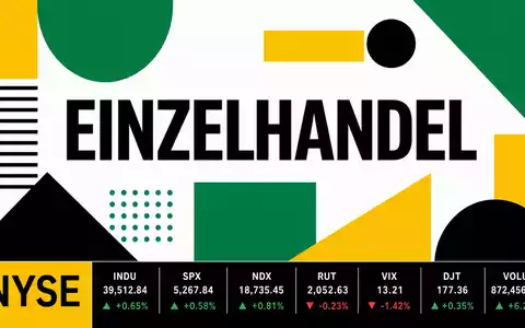 Dollar Tree Inc. als geometrisches Bauhaus Poster fuer den NYSE notierten Einzelhandels Sektor US2567461080 - Foto: THN