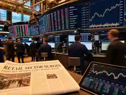 Dollar General NYSE Handelssaal Editorial mit Retail Charts zur Aktie US2566771059 borsennotiert - Foto: THN