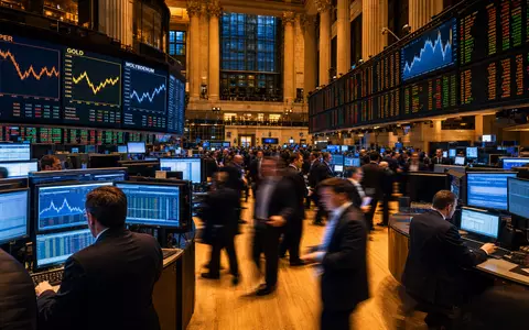 Freeport-McMoRan US35671D8570 – Handelssaal einer Börse mit Rohstoffcharts für Kupfer, Gold und Molybdän - Foto: THN