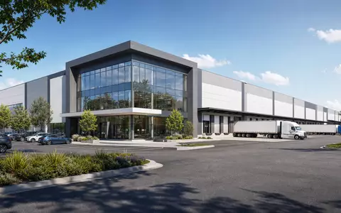 Architektur-Rendering eines Logistikzentrums repräsentiert Pets at Home Group Plc, ISIN GB00B29H4253, im Einzelhandel für Heimtierbedarf - Foto: THN