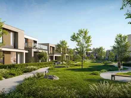 Redrow plc (GB0007323586) steht sinnbildlich für moderne Wohnanlagen, hier als zeitgenössisches Architektur-Render visualisiert - Foto: THN