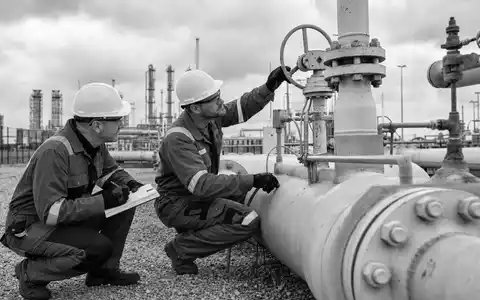 Snam S.p.A. (IT0003153415) inspiriert diese dokumentarische Schwarzweiß-Reportage über Techniker an italienischen Gasleitungsanlagen im Feld - Foto: THN