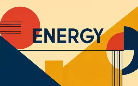 Snam S.p.A. (IT0003153415) wird abstrakt als Bauhaus-Poster mit geometrischen Formen und dem Kürzel ENERGY dargestellt - Foto: THN