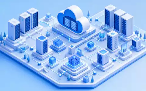 Isometrische 3D-Illustration eines Cloud-Netzwerks repräsentiert NetApp Inc., ISIN US64120B1098, führend in Cloud-Storage-Lösungen - Foto: THN