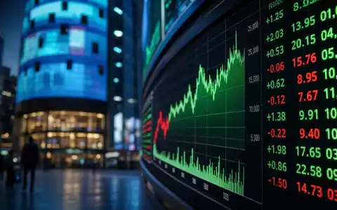 News Corp (Class B) US65249B2088 zeigt Börsen-Editorialbild mit NASDAQ-Kursanzeige und Finanzdaten bei Nacht - Foto: THN