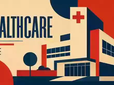 Welltower Inc. (US95040Q1040) im Gesundheitssektor tätig, dargestellt als geometrisches Bauhaus-Poster mit Sektortext - Foto: THN