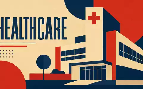 Welltower Inc. (US95040Q1040) im Gesundheitssektor tätig, dargestellt als geometrisches Bauhaus-Poster mit Sektortext - Foto: THN