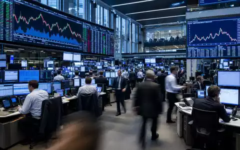 BNP Paribas S.A. FR0000131104 – Euronext-Handelssaal mit CAC 40 Charts und Börsenmaklern - Foto: THN