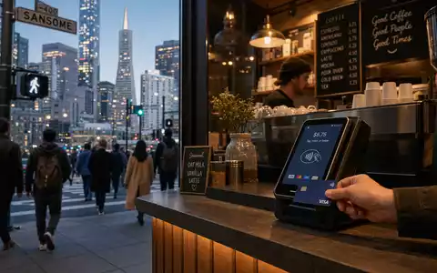 Block Inc. setzt digitale Zahlungsterminals in San Francisco ein – ISIN US8522341036 Fintech-Pionier weltweit - Foto: THN