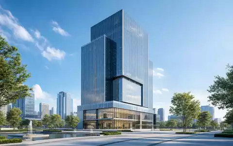 Rio Tinto plc (ISIN GB0007188757) unterhält Konzernbüros, symbolisiert durch diesen modernen Glasfassaden-Bürokomplex - Foto: THN