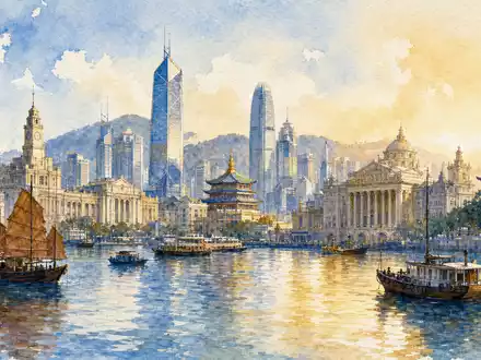 HSBC Holdings plc (ISIN GB0005405286) prägt als internationale Großbank historische Hafenstädte in Asien - Foto: THN
