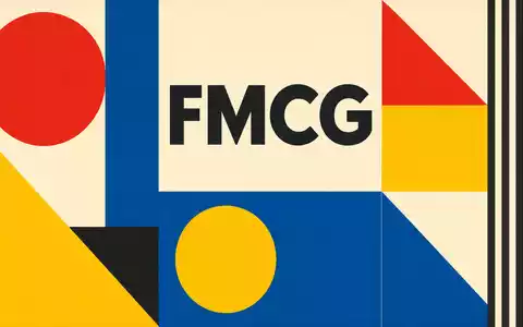 Unilever plc (ISIN GB00B10RZP78) zählt zum Sektor FMCG, dargestellt als geometrisches Bauhaus-Poster mit klaren Formen - Foto: THN
