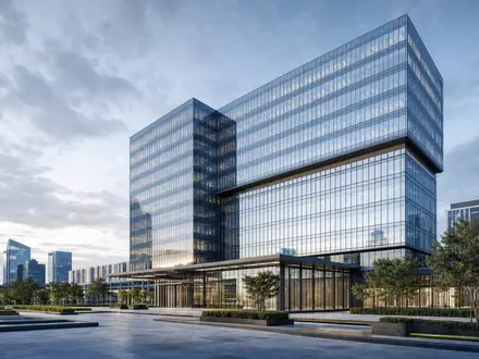 Assurant Inc. moderner Unternehmensturm im Architekturrender symbolisiert die globale Finanzkraft von US04621X1081 - Foto: THN