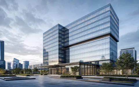 Assurant Inc. moderner Unternehmensturm im Architekturrender symbolisiert die globale Finanzkraft von US04621X1081 - Foto: THN