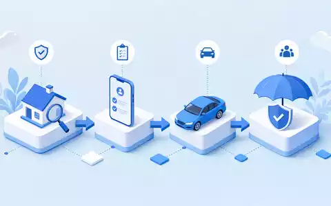 Assurant Inc. Wertschöpfungskette als isometrisches Diagramm visualisiert das gesamte GeschÀftsmodell von US04621X1081 - Foto: THN