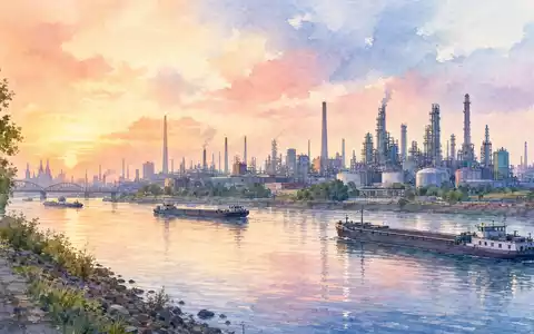 BASF SE (ISIN DE000BASF111) hat Hauptsitz in Ludwigshafen am Rhein nahe großen Chemieanlagen - Foto: THN