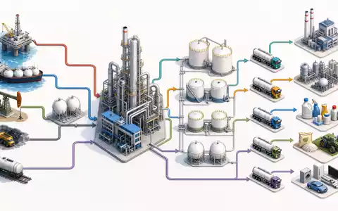 BASF SE (ISIN DE000BASF111) verbindet Rohstoffe, Produktion und Vertrieb in einer komplexen chemischen Wertschöpfungskette - Foto: THN